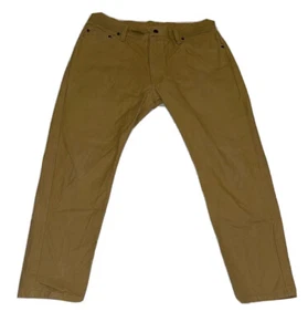 Levi's Vintage Tan Pants Mens 36X34 Brown Leather Patch White Tab - Picture 1 of 10