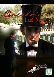 "Lincoln's Last Night" NEW 2hour Lincoln Booth Docu-drama Civil War DVD - Picture 1 of 8