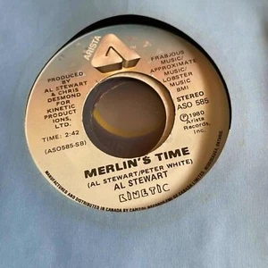Al Stewart - Merlin's Time/Running Man ASO 585 45rpm VG+ R36 - Picture 1 of 2