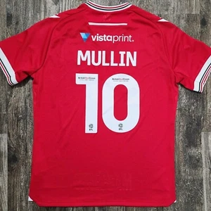 2024 Macron Wrexham AFC Home Soccer Jersey Paul Mullin Men Small Ryan Reynolds - Picture 1 of 8