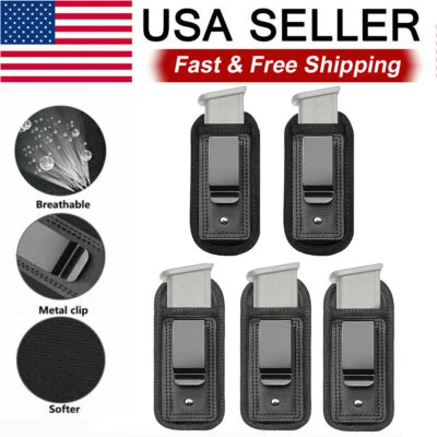 Concealed IWB Pistol Magazine Bag with Metal Clip Single Magazine Pouch New Kit - Image 1 of 4