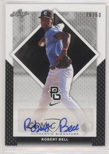 2016 Leaf Perfect Game National Showcase Black /50 Robert Bell #BA-142 Auto