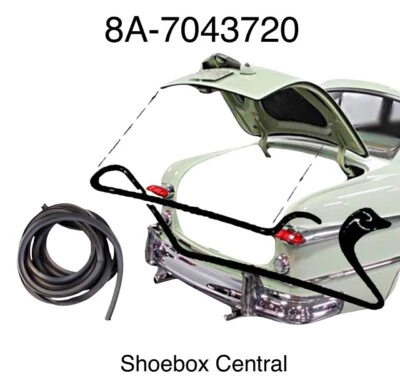 Ford Shoebox 1949 1950 1951 tapa superior del maletero goma sello impermeable  Foto 1 de 3