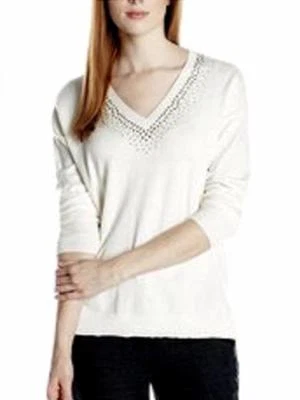 CHAUS слоновой кости v-образным вырезом легкий свитер размер XL 16 новый с Ярлыками - Изображение 1 из 4