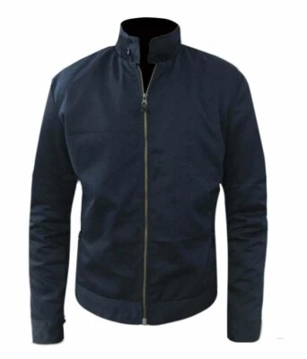 Envío Gratis Harrington James Bond 007 Chaqueta Azul Algodón Chaqueta Foto 1 de 4