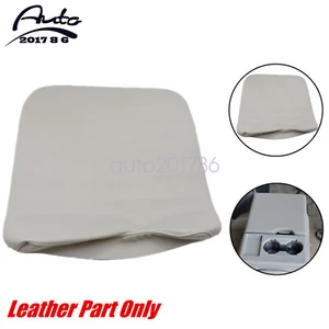 Fits 2015 2016 2017 2018 2019 Ford F150 Leather Console Lid Armrest Cover Gray - Foto 1 di 8