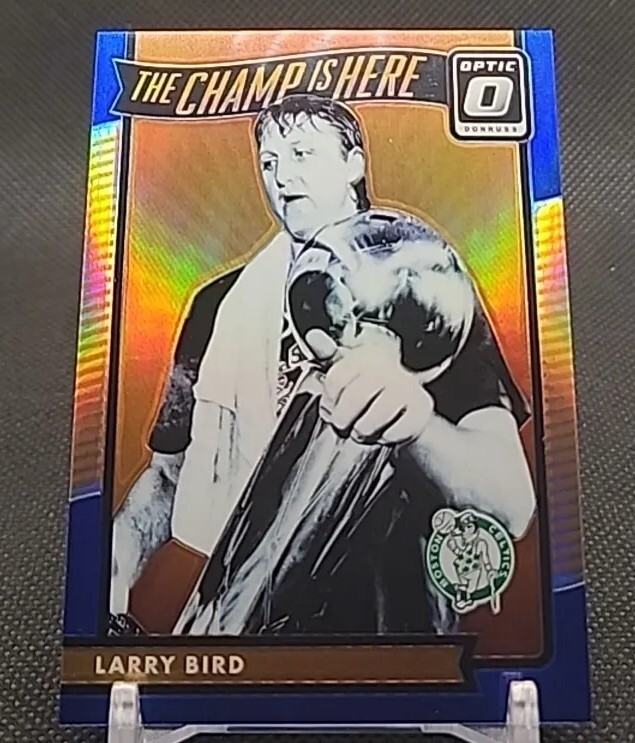 Larry Bird 2016 Optic The Champ Is Here Blue 02/49