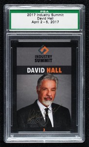 2017 Industry Summit David Hall #3 PSA Encased Auto