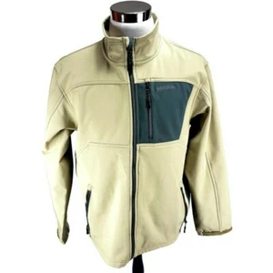 RedHead FLEECE GEFÜTTERTE JACKE Mantel Gr. L Reißverschluss vorne Langarm 2 Ton Biege - Bild 1 von 6