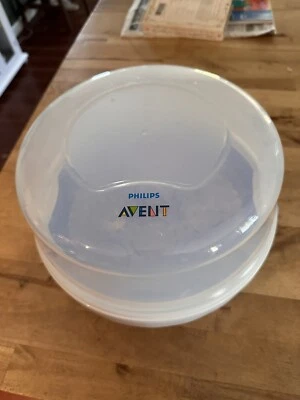 Esterilizador a vapor para micro-ondas Philips AVENT para mamadeiras, chupetas - Imagem 1 de 2