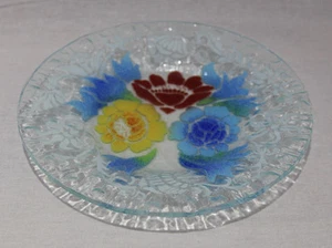 Handmade Sydenstricker Art Glass Plate (Signed) - 8 1/2" - Picture 1 of 10