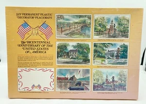 Complete Set NEW Bicentennial USA Reversible Educational History Placemats - Picture 1 of 6