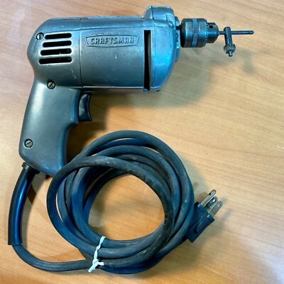 Vintage Craftsman 1/4” Electric Drill No. 9-11140, ca. 1960’s, Made in USA - Image 1 of 4
