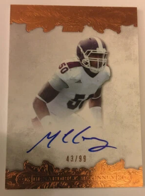 2015 Leaf Ultimate Draft #BABM1 Benardrick McKinney Auto /99 Miss.-Texans - Image 1 of 2