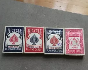 Vintage Bicycle Maverick Poker Spielkarten, 4 Decks - Bild 1 von 8