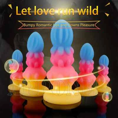 S-XXL Silicone Anal Plug Big Butt Plug Dildo Anal Dilator Buttplug Adult Sex Toy - Image 1 of 4