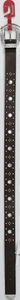 Faded Glory Women's Belt Brown Western Rhinestone Studded Crystal Stones S  - Picture 1 of 6