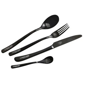 Prologic Blackfire Cutlery Set - 4-teiliges Besteckset, Besteck, Anglerbesteck  - Bild 1 von 1
