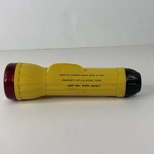 Vintage Bright Star 1618 Flashlight U.S. Steel Corp. WORKS - Picture 1 of 8