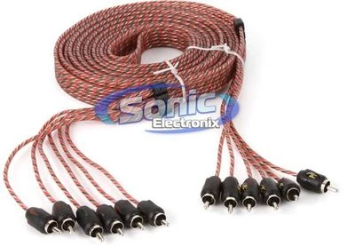 Stinger SI4617 17 ft. of 6-Channel 4000 Series RCA Interconnect Audio Cable - Image 1 of 4