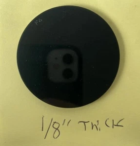 Smoked Glass Disc Lens For Juno Recessed Lighting 2 Inches (50 mm) Diameter 1/8” - Picture 1 of 3
