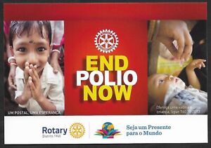 Portugal 2015 End Polio Now campaign Rotary Club Health Vaccine stationery