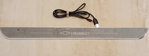 Chevrolet - Borde de umbral de puerta iluminado usado recargable - Imagen 1 de 2