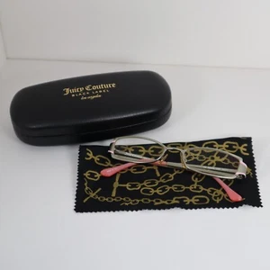JUICY COUTURE BEHAVE Women's Eyeglasses Black/Pink 0JQD FRAMES 50-17-135 - Picture 1 of 10