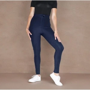 American apparel navy blue jodhpur pants ribbed size large excellent condition - Picture 1 of 12