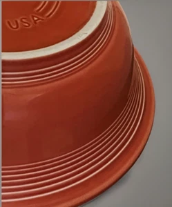 Fiesta Dinnerware - HLC USA Persimmon Orange Large Mixing Serving Bowl - 9.25" - Picture 1 of 10