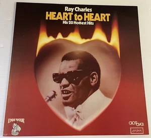 Ray Charles Heart To Heart Vinyl Record 12” 33 RPM END-013 London Records 1980 - Picture 1 of 24