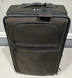 TUMI 21/22 Inches Alpha Continental Carry-On Brown Nylon Luggage - Picture 1 of 10