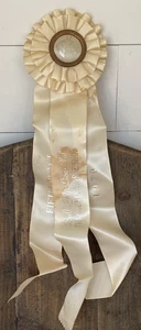 Bulls Gap Lions Club Horse Show Rosette Ribbon Award Crema Ecuestre 1970 - Imagen 1 de 7