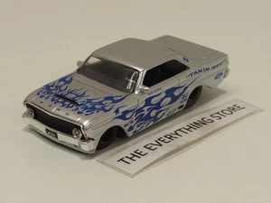 JADA BIGTIME MUSCLE 1964 FORD FALCON 1:64 ARGENTO LIQUIDO ON FIRE USATO 5 PROFONDITÀ - Foto 1 di 2