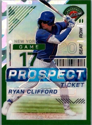 2024 Panini Prospect Edition #199 Ryan Clifford Green Ice Holo #/99 - Image 1 of 2