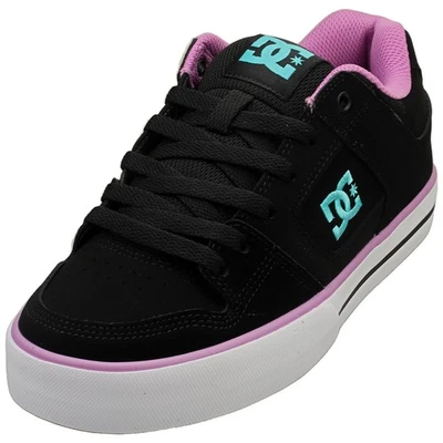 Zapatillas de skate DC Shoes Pure para mujer en negro multicolor Foto 1 de 4