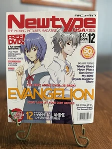 NEWTYPE USA Magazine DEC 2006 Evangelion Trinity Blood with Poster - Imagen 1 de 19