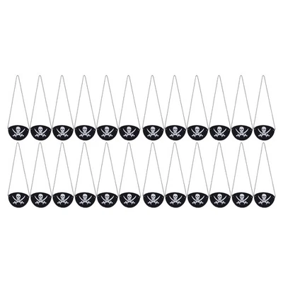 For 24pcs Pirate Eye Patch Skull Knife Pattern Tear Resistance Halloween Eye - Image 1 of 4
