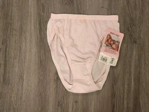 Jockey For Her Seide neu mit Etikett rosa Höschen Größe 5 neu aus altem Lagerbestand - Bild 1 von 4