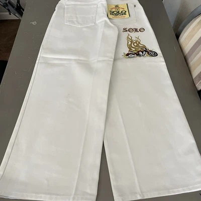 Jeans Solo Talla 38x32 Hechos en EE. UU. Nuevos Con Etiquetas Denim Auténtico  Foto 1 de 4