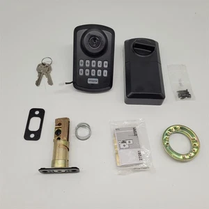 Kwikset Powerbolt 250 10-Button Keypad Matte Black Electronic Deadbolt Door Lock - Picture 1 of 2