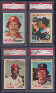 PSA 8 1978 OPC O-Pee-Chee Topps #241 Nolan Ryan Record Breaker Angels ONLY READ - Picture 1 of 20