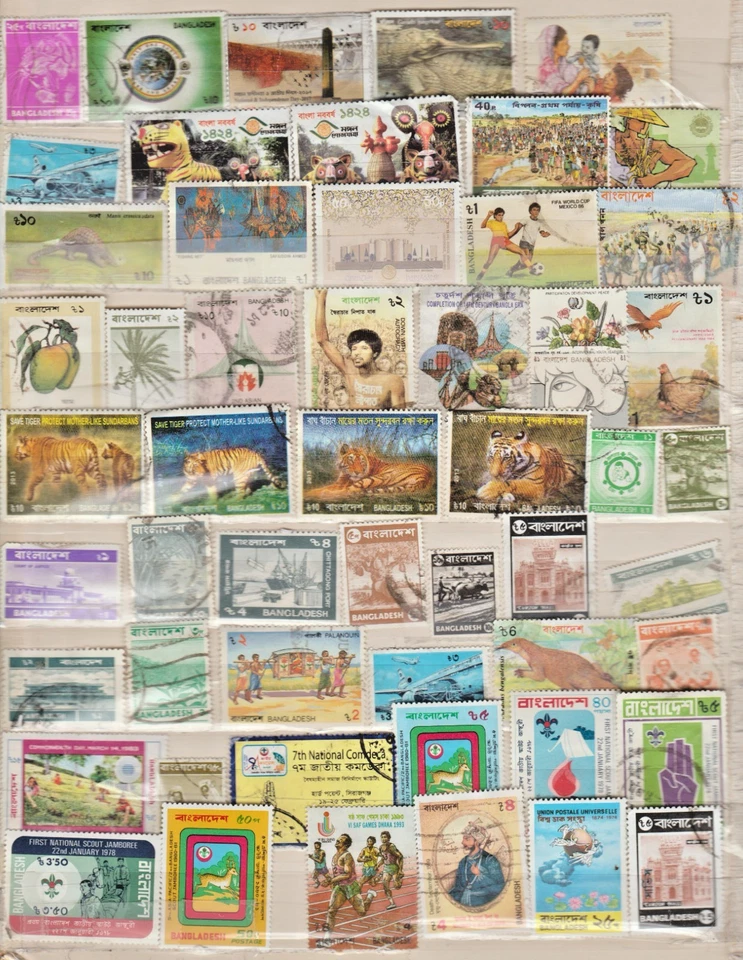 Bangladesh 53 sellos franqueo Foto 1 de 1