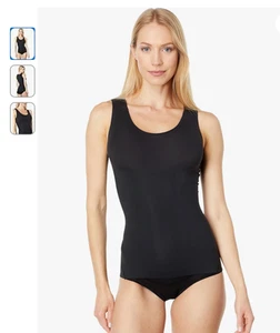 SPANX Shapewear for Women Thinstincts Improved Hem Tank Small Solid Black NEW - Picture 1 of 5