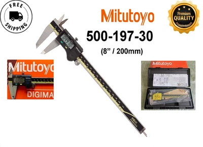 Mitutoyo Japan 500-197-30 200mm/8" Absolute Digital Digimatic Vernier Caliper