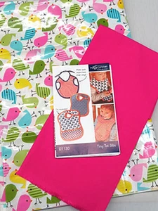 Bib Kit Indygo Junction Robert Kaufman Vinyl Cotton Pattern Plus Fabric  - Picture 1 of 1