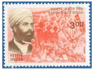 India 1999 Heroes Of Struggle For Freedom Sardar Ajit Singh Sikhism Sikh Patriot - Picture 1 of 2