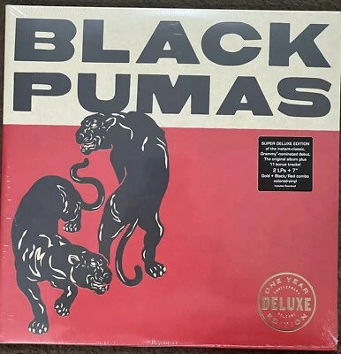 Neu Schwarz Pumas - Deluxe Edition 2-LPs + 7 " Gold + Schwarz/Rot Vinyl LP Ato - Bild 1 von 3