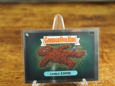 EDIBLE ERNIE 187B BASE Garbage Pail Kids 2022 Topps Chrome Series 4 - Image 1 of 2