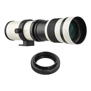 MF Super Telephoto Zoom Lens F/8.3-16 420-800mm+Adapter For Canon EF-Mount EOS - Picture 1 of 8